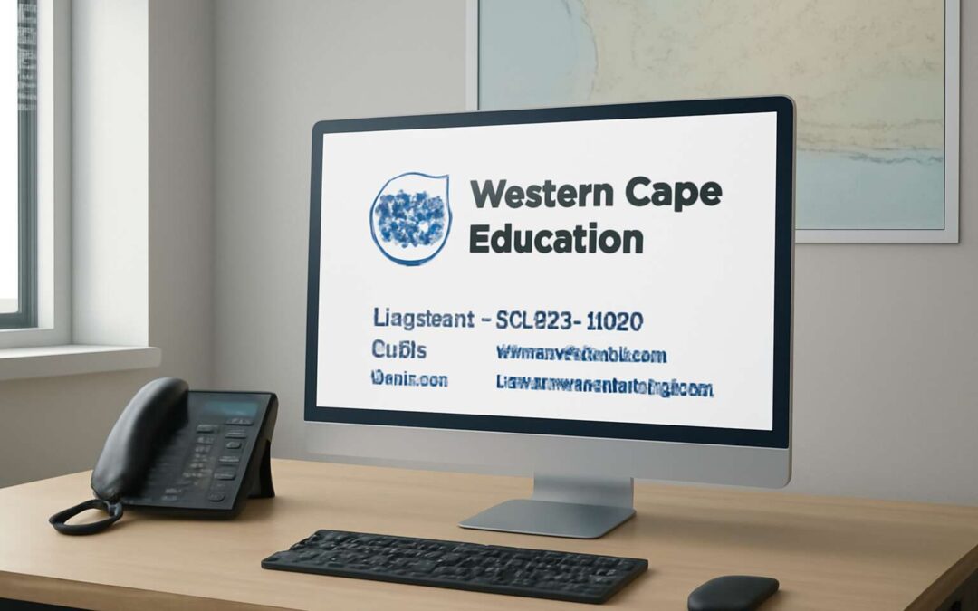 Discover western cape education department contact details for quick, official support.