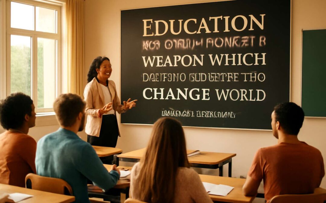 Inspiration from education quotes mandela: Timeless lessons on learning and leadership.