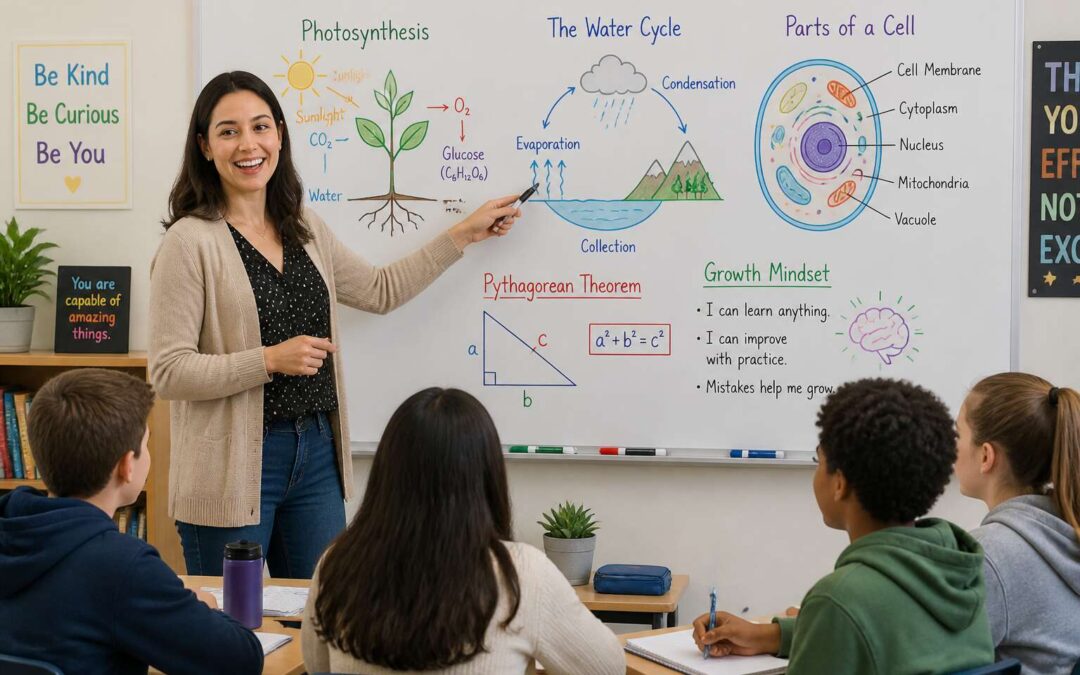 Education pictures that help students understand and remember.