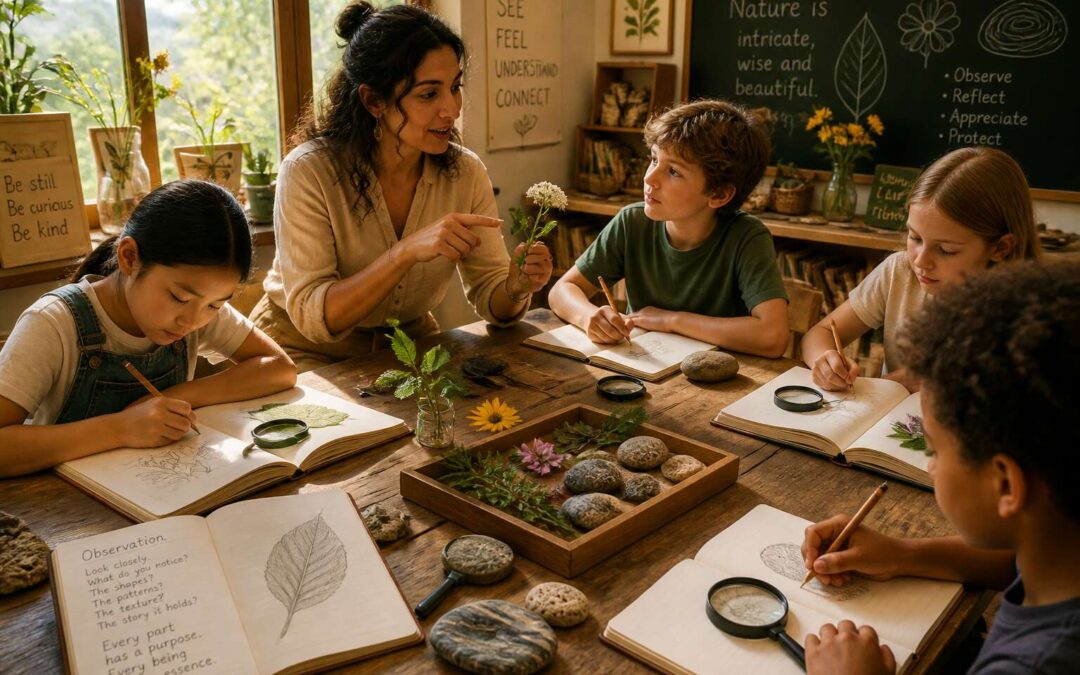 Inscape education deepens learning through direct sensory engagement.